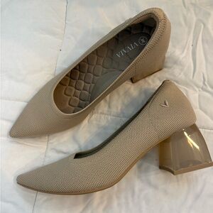 Women's Vivaia Aria Almond Block Heel Shoes